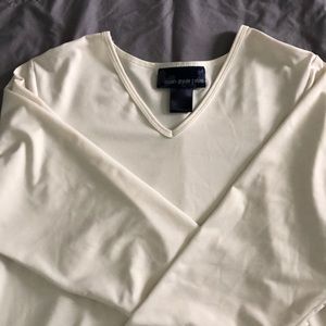 Dress top Susan Graver. Nice on its own or under blazer or sweater!